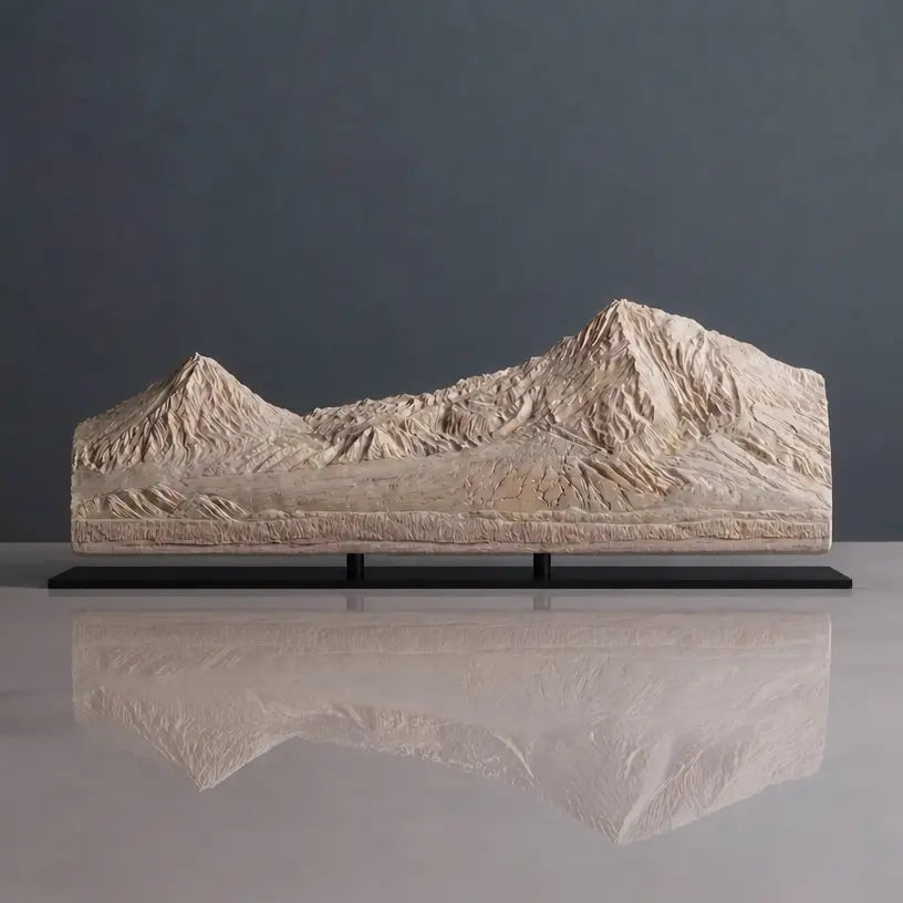 Mount Ararat Sculpture (View from Armenian Plains) Sculpted Peaks
