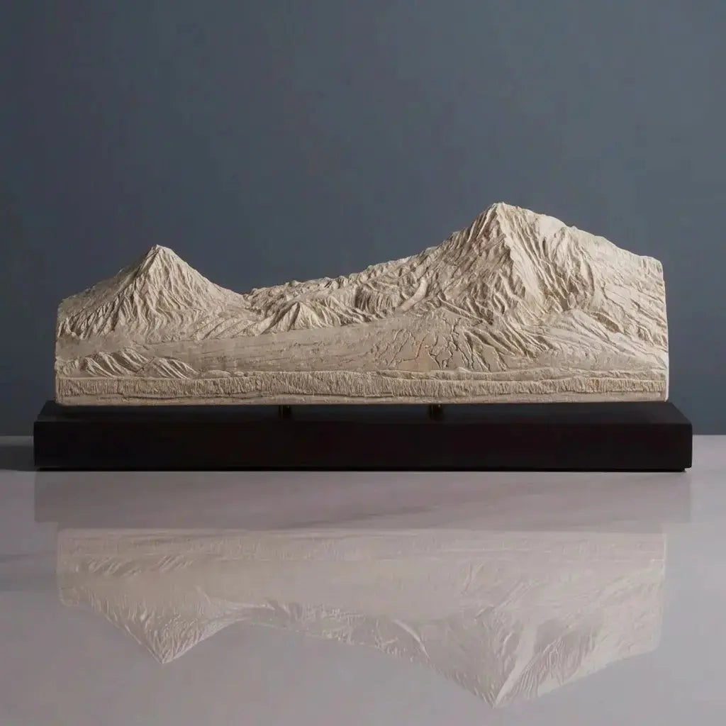 Mount Ararat Sculpture (View from Armenian Plains) Sculpted Peaks