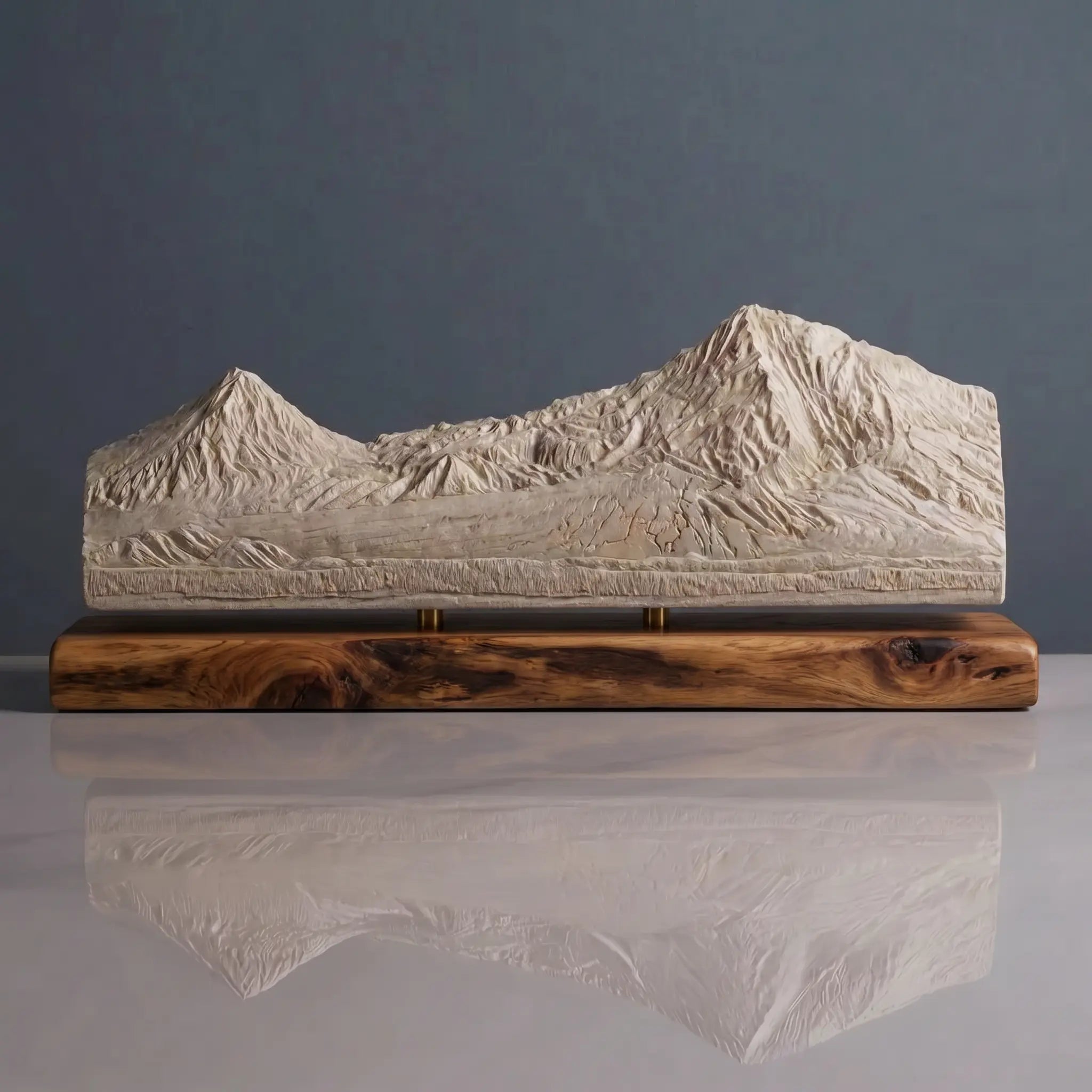 Mount Ararat Sculpture (View from Armenian Plains) Sculpted Peaks