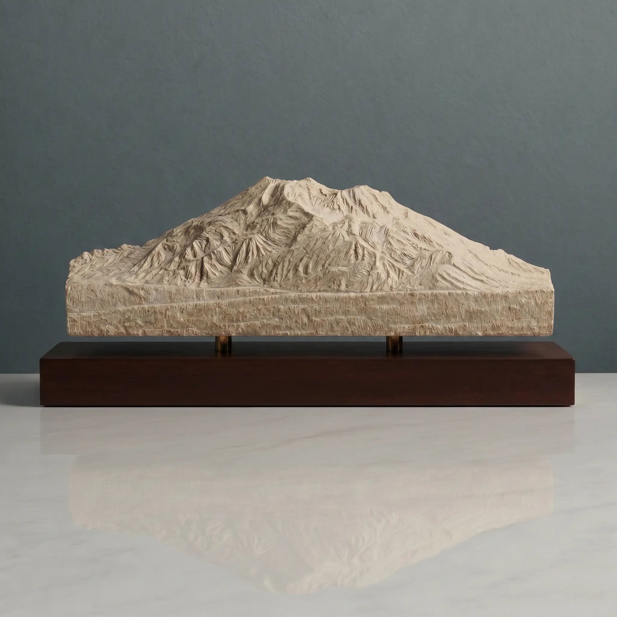 Mount Bachelor Sculpture (View from Lava Lake, Oregon) Sculpted Peaks