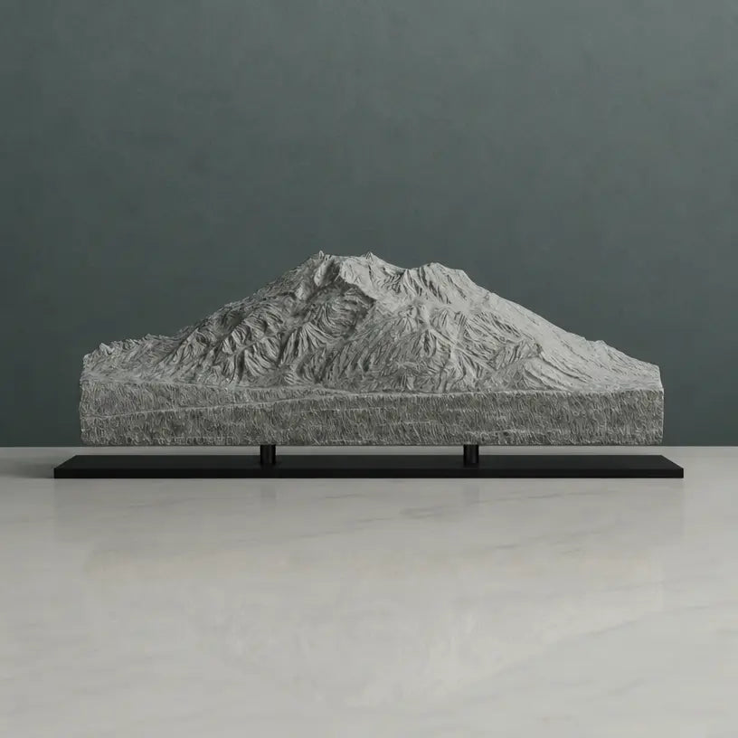 Mount Bachelor Sculpture (View from Lava Lake, Oregon) Sculpted Peaks