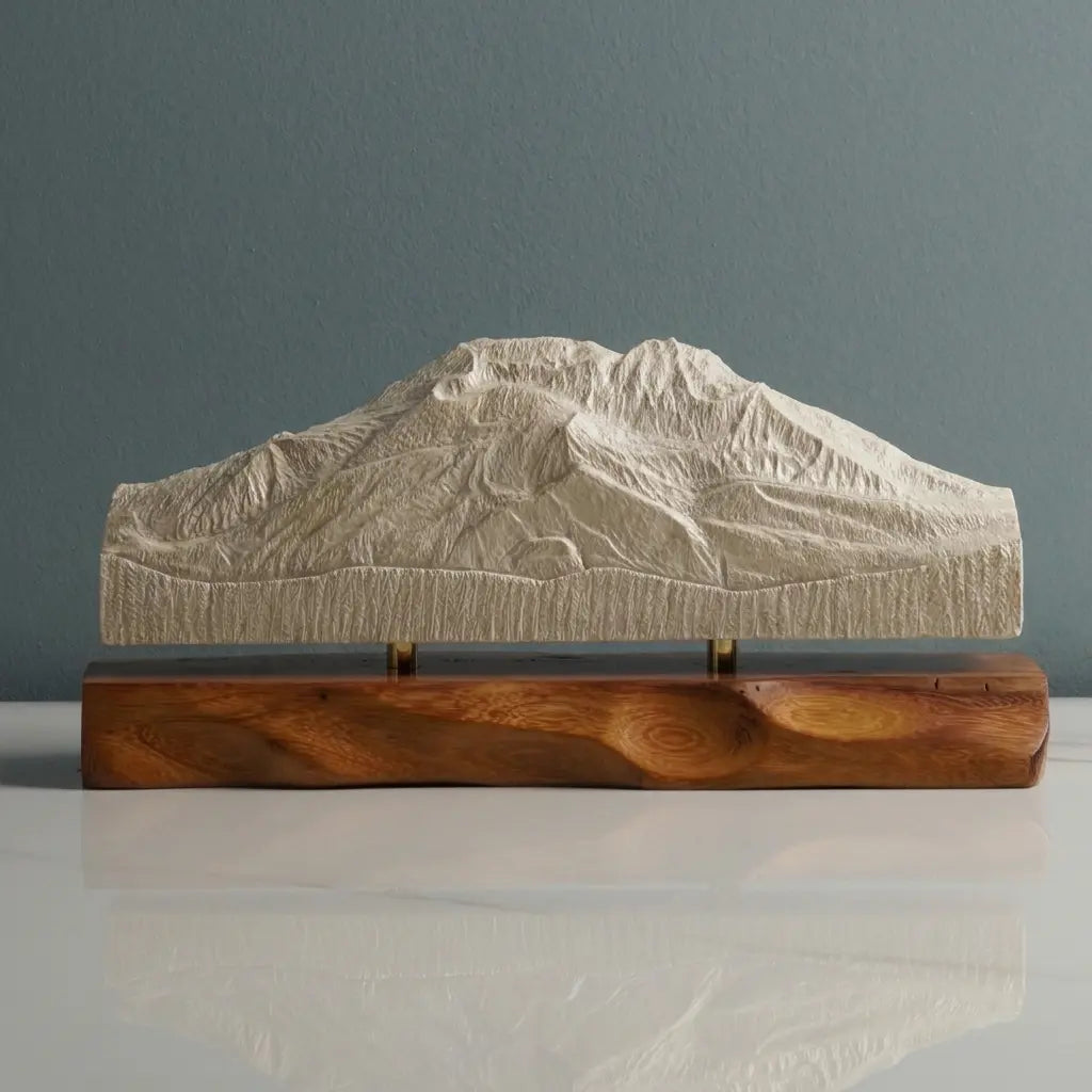 Mount Bachelor Sculpture (View from Bend, Oregon) Sculpted Peaks