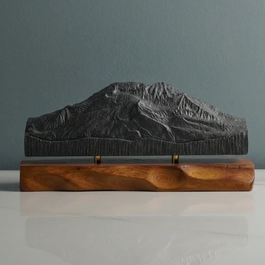 Mount Bachelor Sculpture (View from Bend, Oregon) Sculpted Peaks