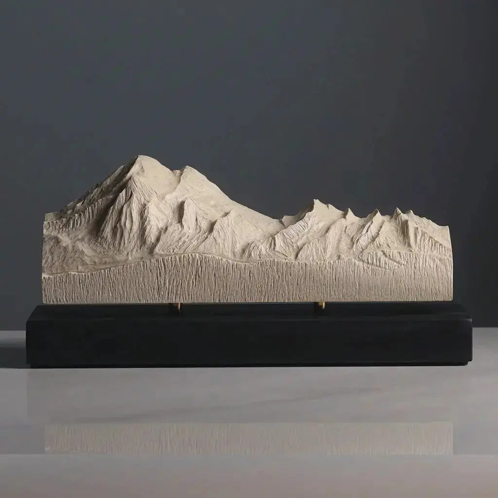 Mount Baker Sculpture (View from Bellingham Bay, Cascade Range, Washington) Sculpted Peaks