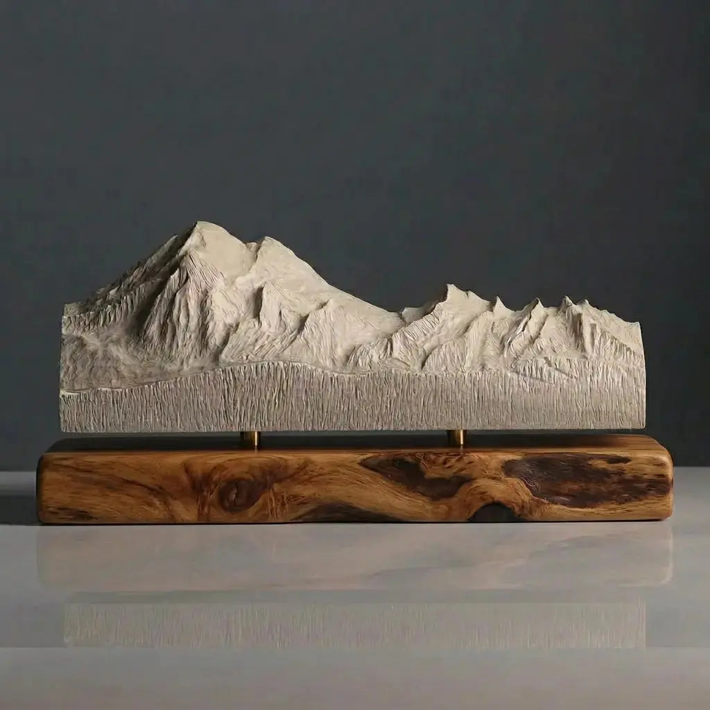 Mount Baker Sculpture (View from Bellingham Bay, Cascade Range, Washington) Sculpted Peaks