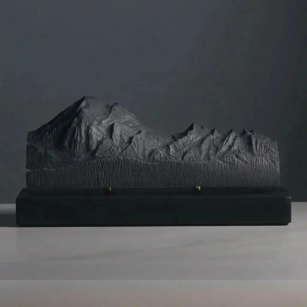 Mount Baker Sculpture (View from Bellingham Bay, Cascade Range, Washington) Sculpted Peaks