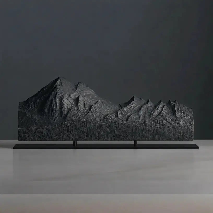 Mount Baker Sculpture (View from Bellingham Bay, Cascade Range, Washington) Sculpted Peaks