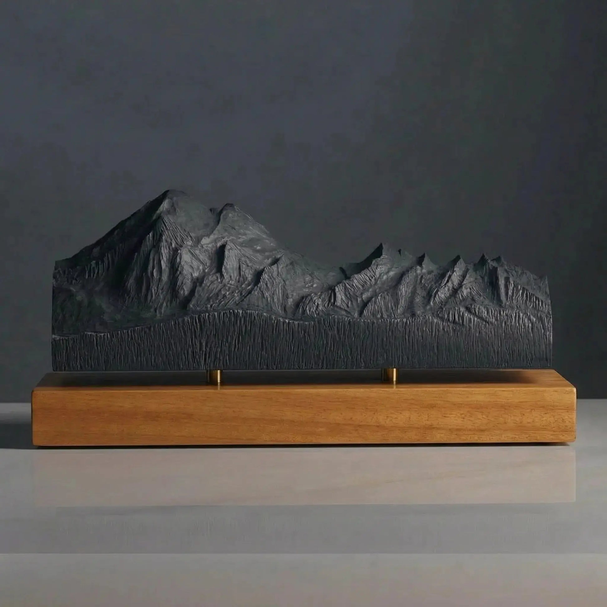 Mount Baker Sculpture (View from Bellingham Bay, Cascade Range, Washington) Sculpted Peaks