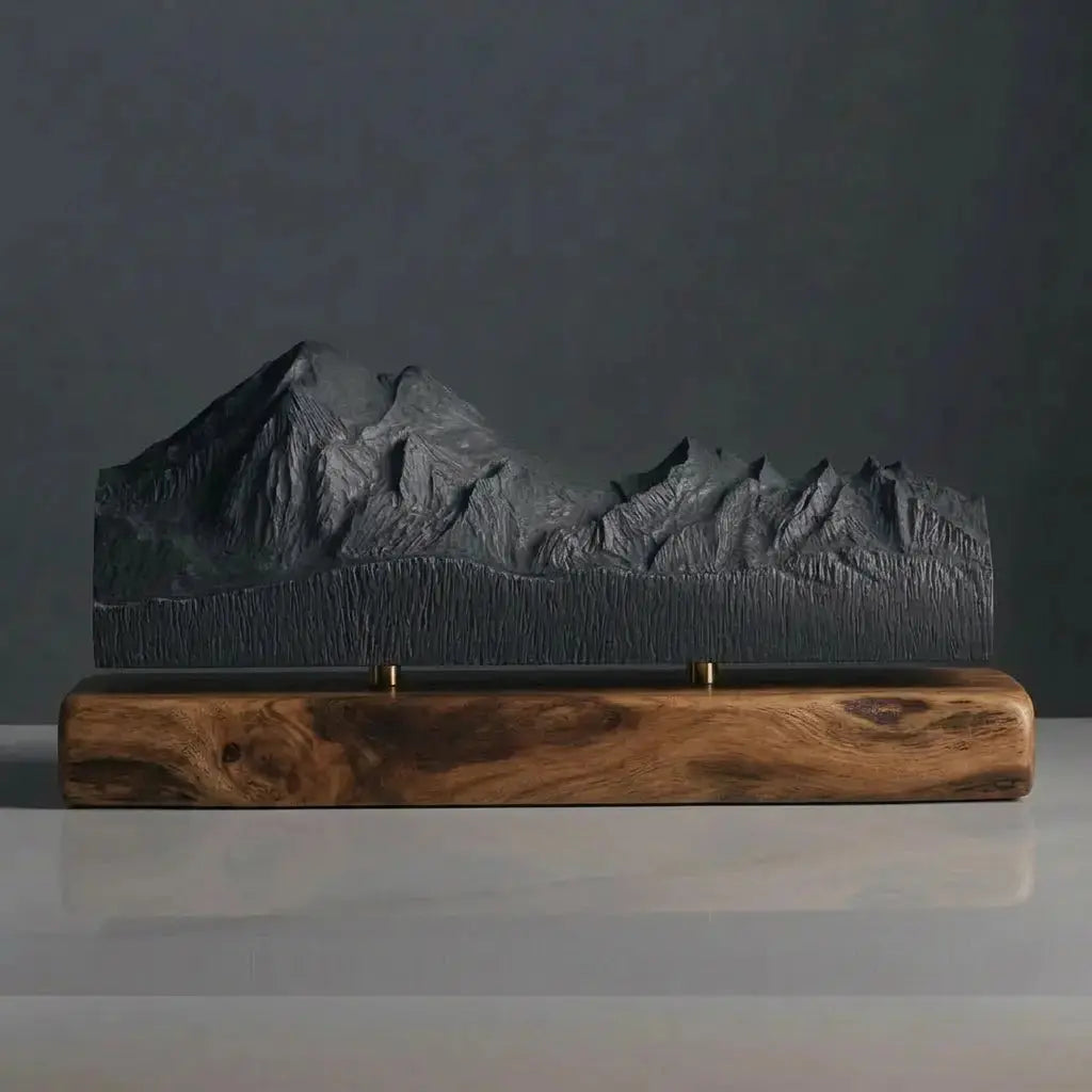 Mount Baker Sculpture (View from Bellingham Bay, Cascade Range, Washington) Sculpted Peaks