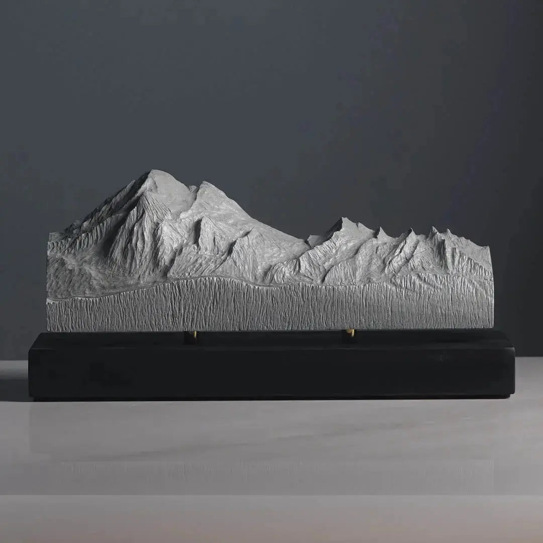 Mount Baker Sculpture (View from Bellingham Bay, Cascade Range, Washington) Sculpted Peaks