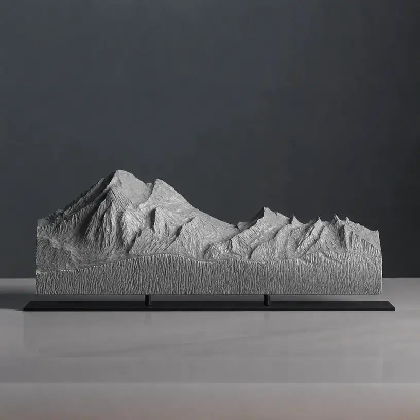 Mount Baker Sculpture (View from Bellingham Bay, Cascade Range, Washington) Sculpted Peaks