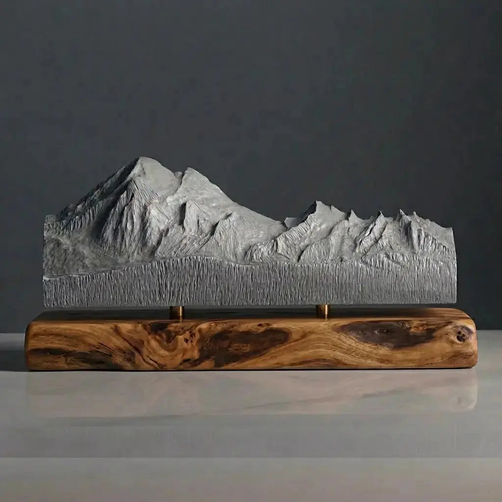 Mount Baker Sculpture (View from Bellingham Bay, Cascade Range, Washington) Sculpted Peaks