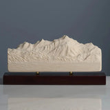 Mont Blanc Sculpture (North View) Sculpted Peaks