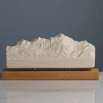 Mont Blanc Sculpture (North View) Sculpted Peaks
