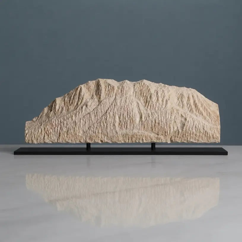 Mount Crested Butte Sculpture (View from Grant Lake, Colorado) Sculpted Peaks