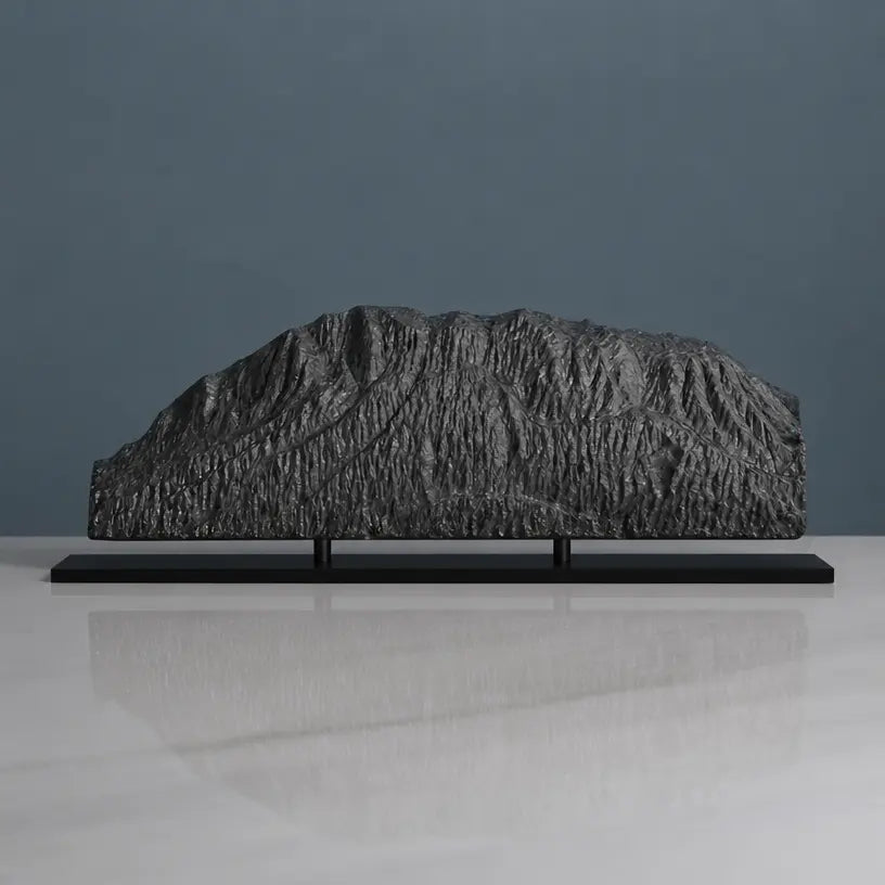 Mount Crested Butte Sculpture (View from Grant Lake, Colorado) Sculpted Peaks