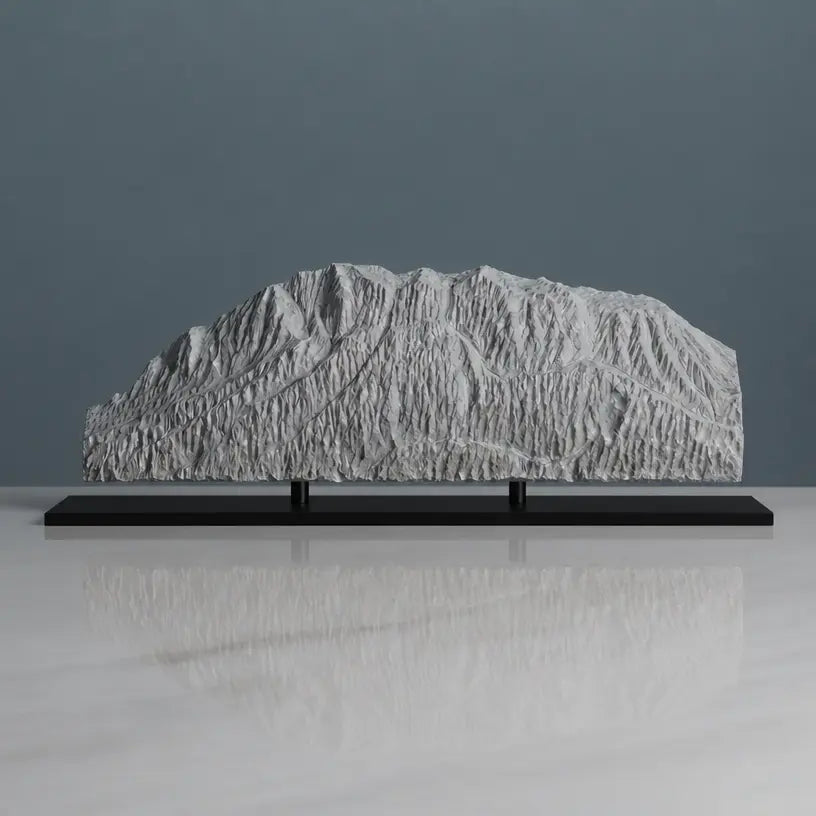 Mount Crested Butte Sculpture (View from Grant Lake, Colorado) Sculpted Peaks