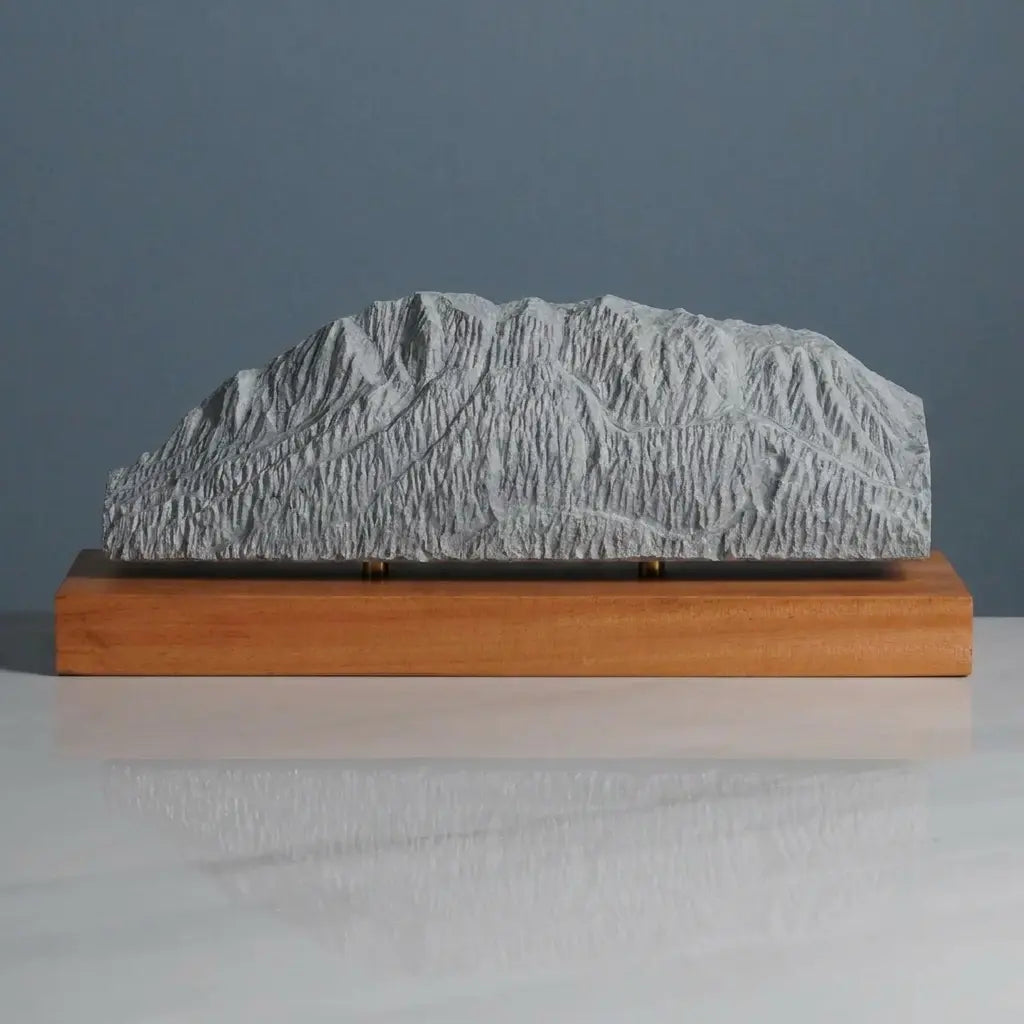 Mount Crested Butte Sculpture (View from Grant Lake, Colorado) Sculpted Peaks