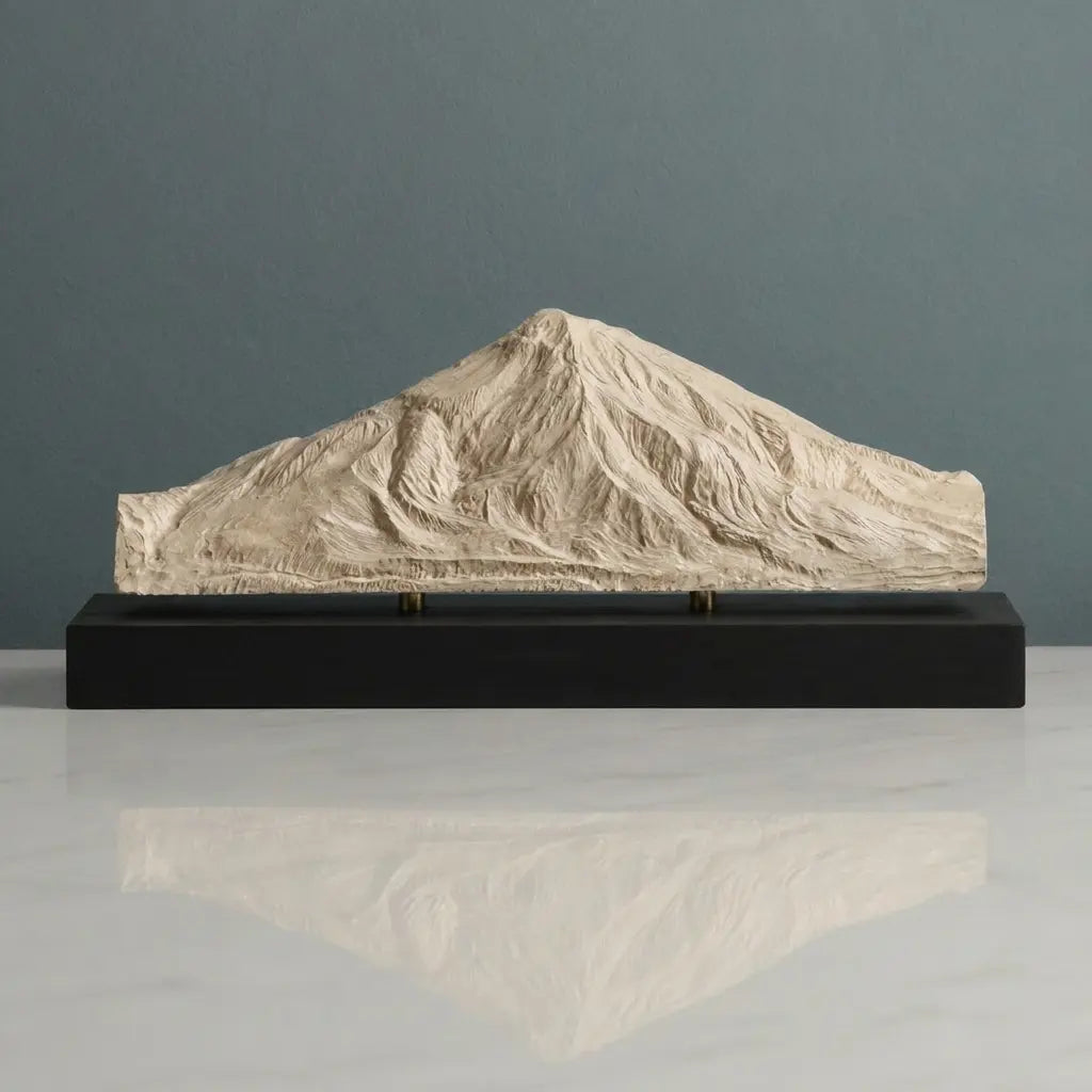 Mount Damavand Sculpture (View from Polur, Iran) Sculpted Peaks