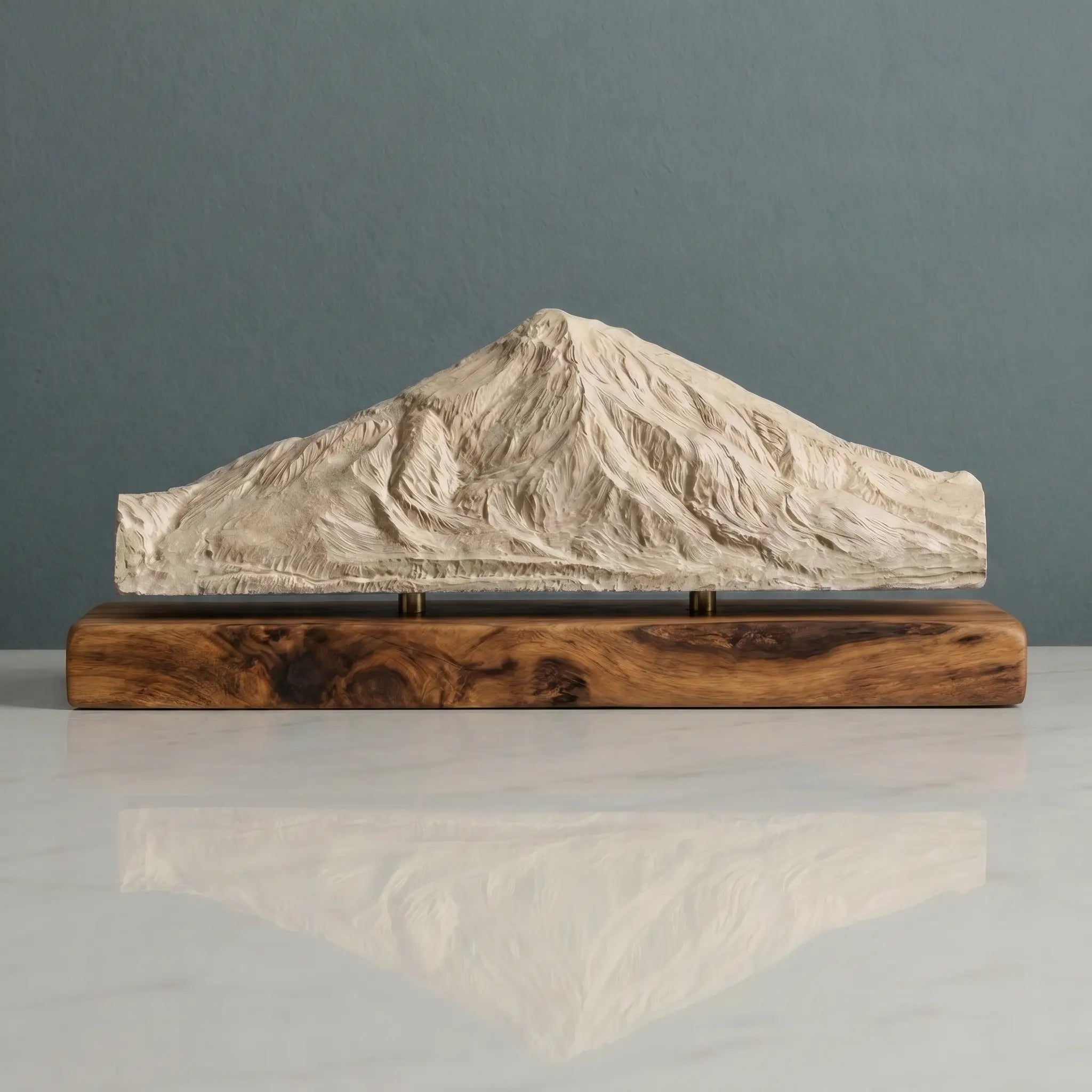 Mount Damavand Sculpture (View from Polur, Iran) Sculpted Peaks