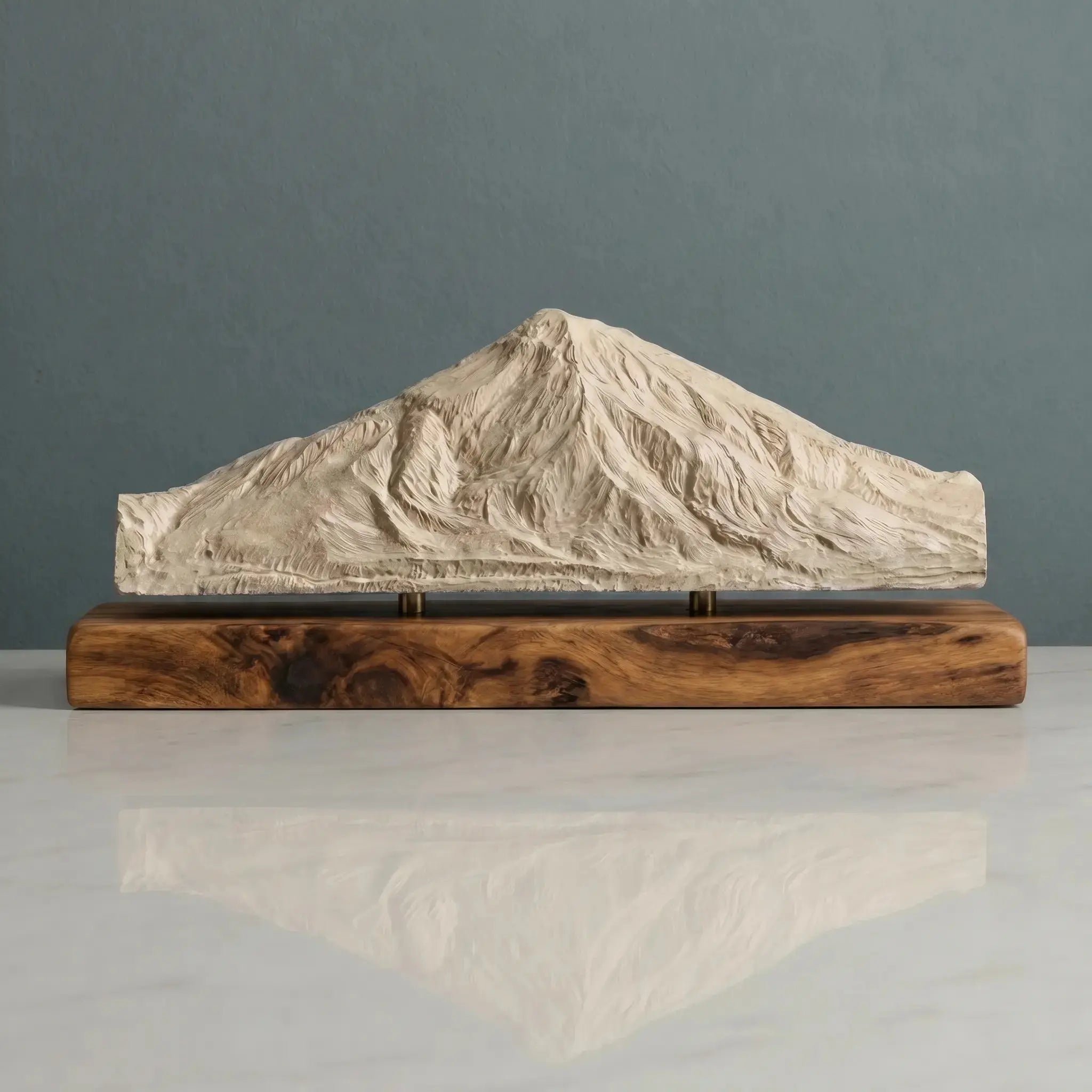 Mount Damavand Sculpture (View from Polur, Iran) Sculpted Peaks