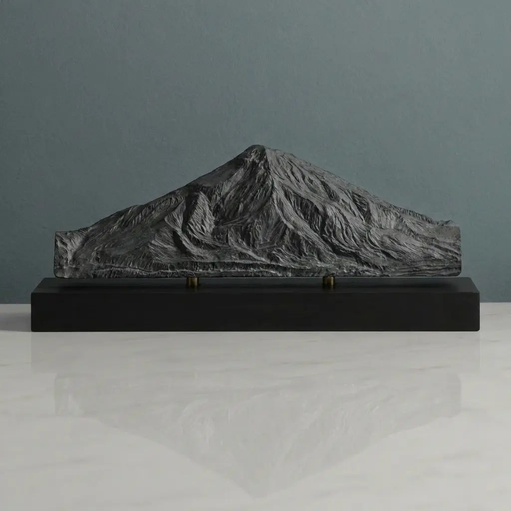 Mount Damavand Sculpture (View from Polur, Iran) Sculpted Peaks