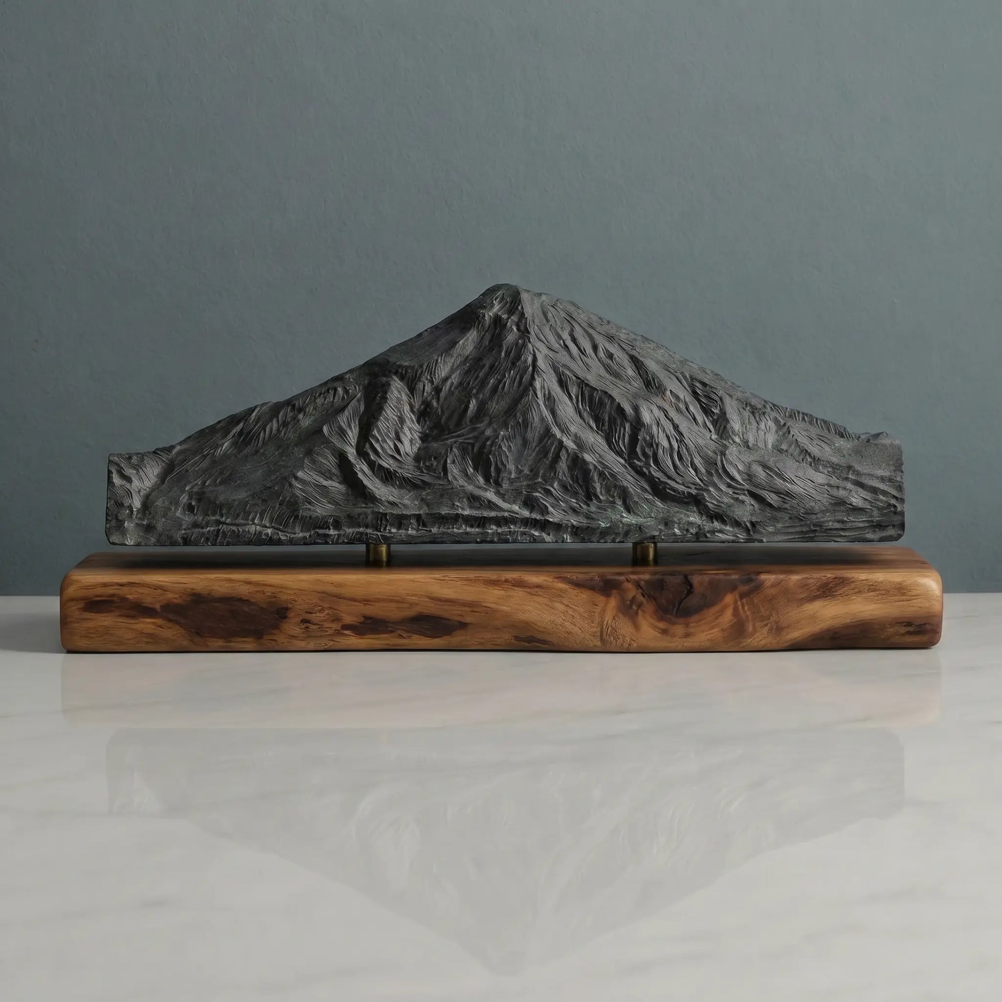 Mount Damavand Sculpture (View from Polur, Iran) Sculpted Peaks