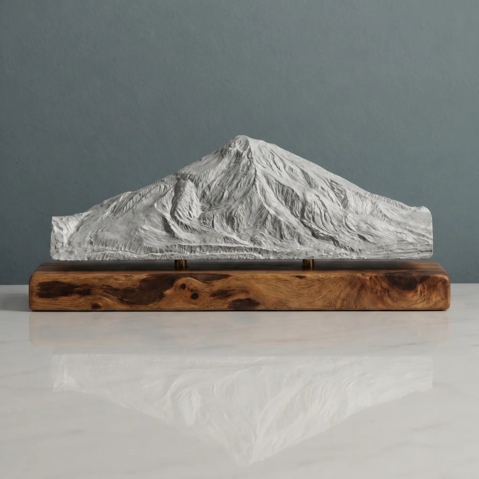 Mount Damavand Sculpture (View from Polur, Iran) Sculpted Peaks