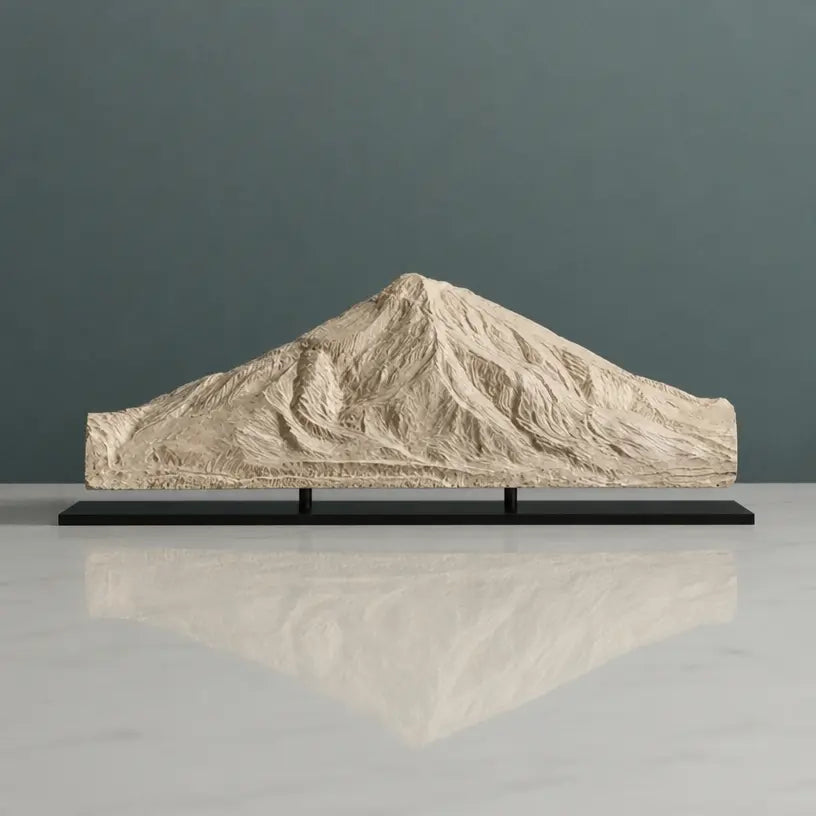 Mount Damavand Sculpture (View from Polur, Iran) Sculpted Peaks