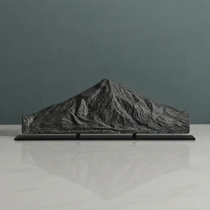 Mount Damavand Sculpture (View from Polur, Iran) Sculpted Peaks