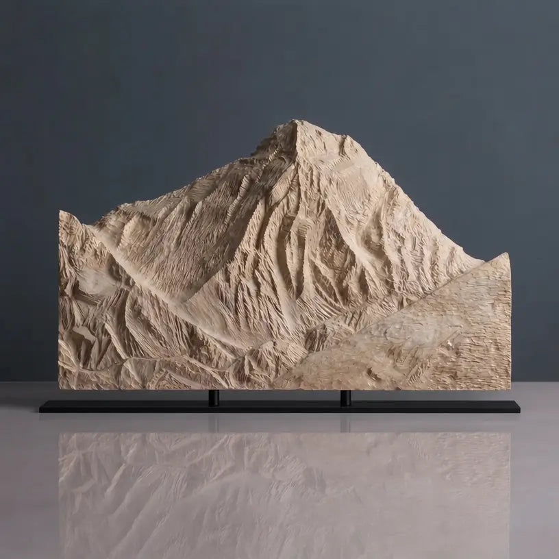 Mount Everest Sculpture (View from Gokyo Valley, Nepal) Sculpted Peaks