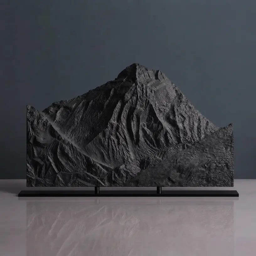 Mount Everest Sculpture (View from Gokyo Valley, Nepal) Sculpted Peaks