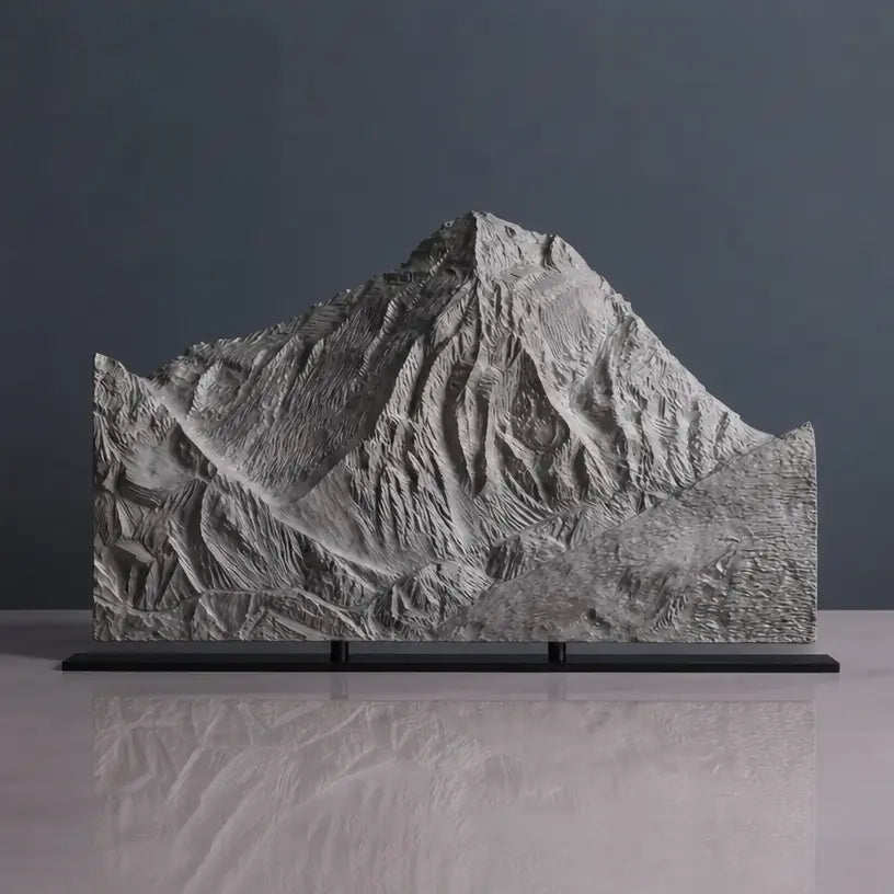 Mount Everest Sculpture (View from Gokyo Valley, Nepal) Sculpted Peaks