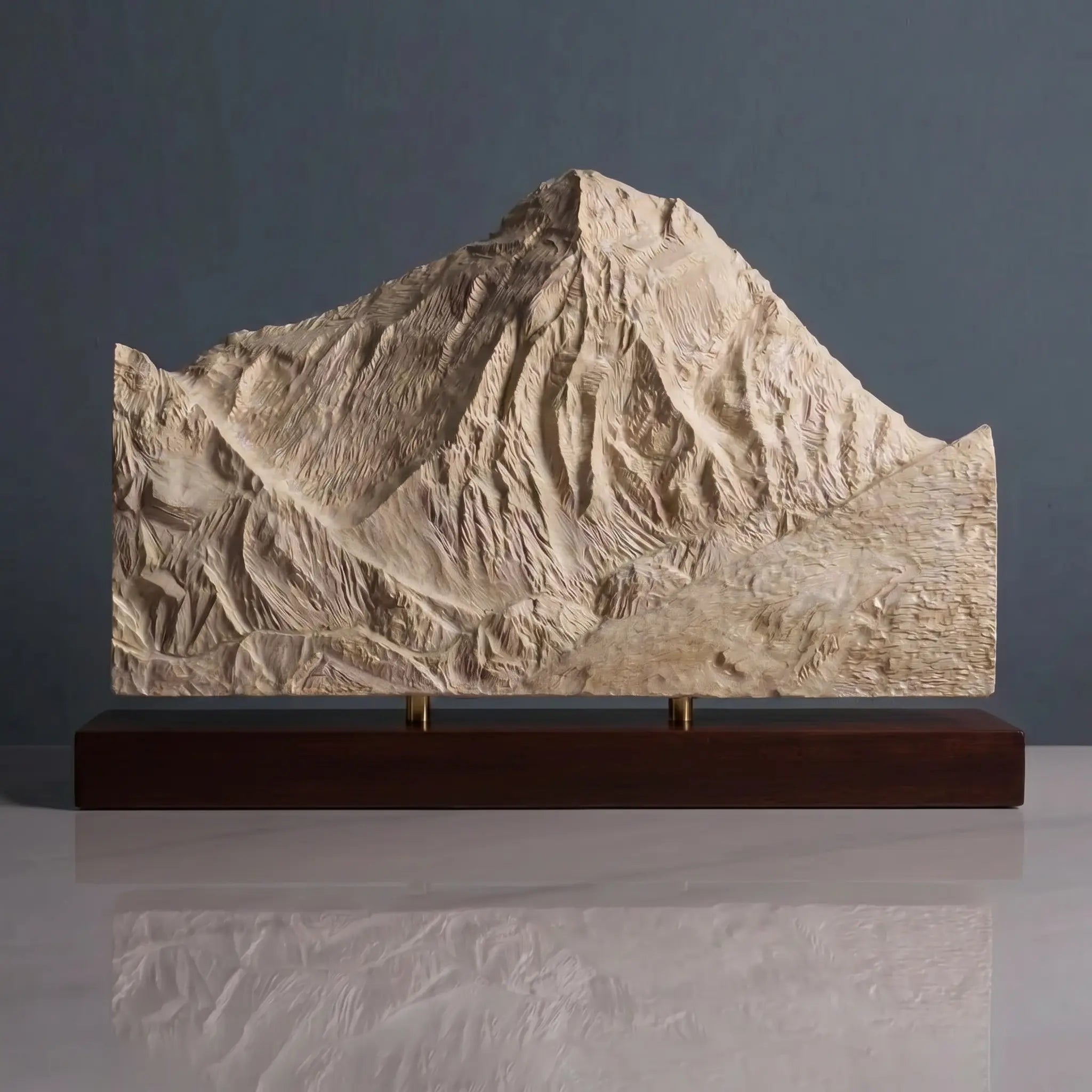 Mount Everest Sculpture (View from Gokyo Valley, Nepal) Sculpted Peaks