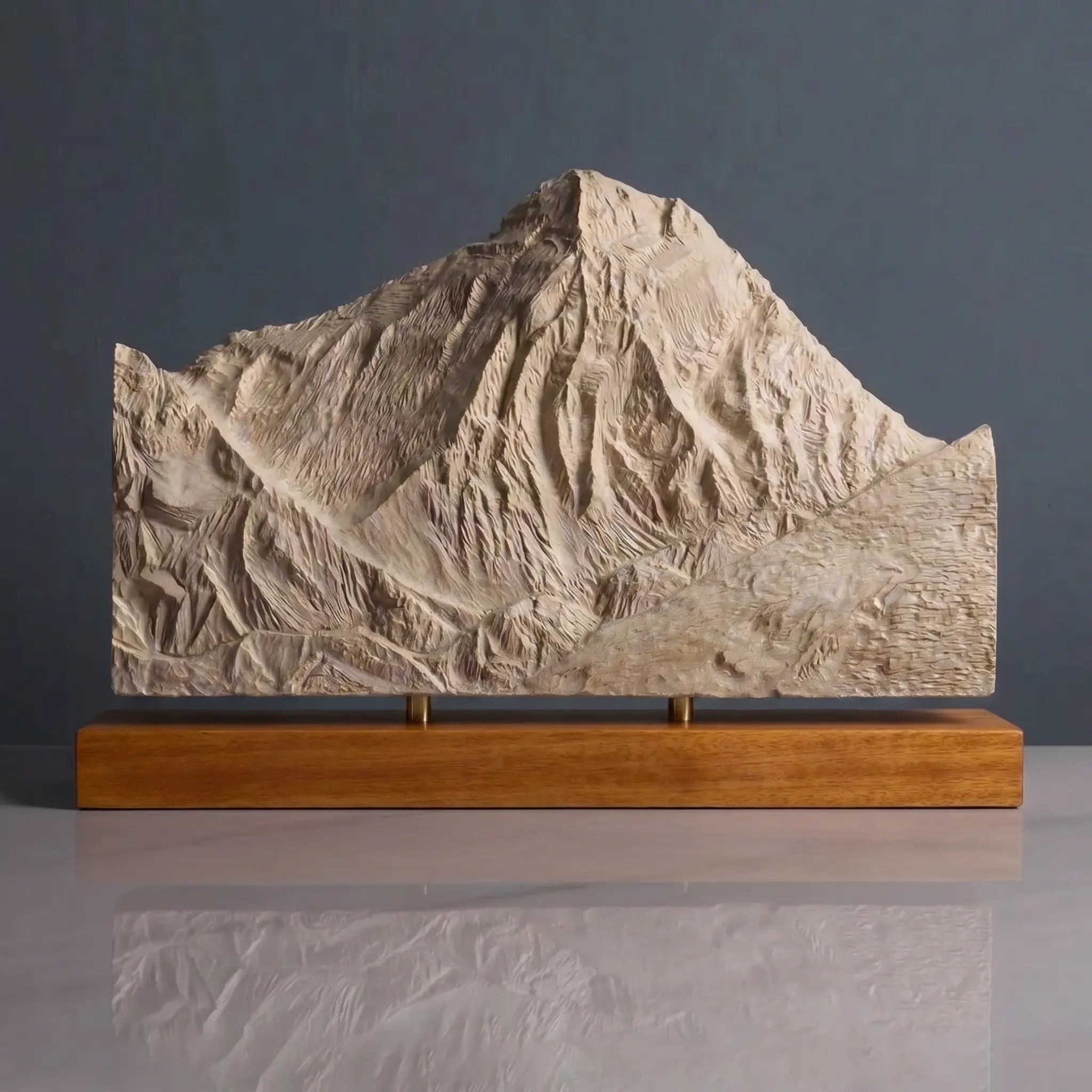 Mount Everest Sculpture (View from Gokyo Valley, Nepal) Sculpted Peaks