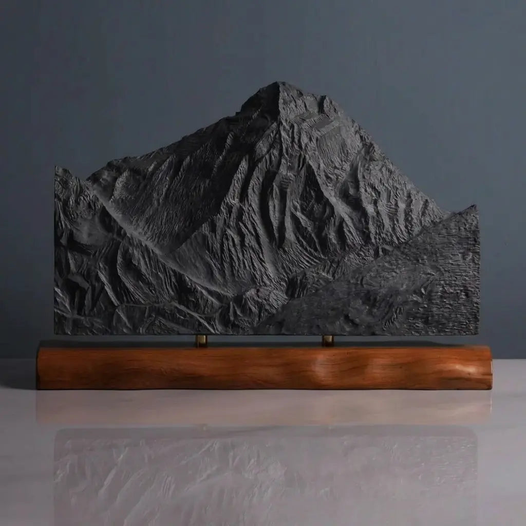 Mount Everest Sculpture (View from Gokyo Valley, Nepal) Sculpted Peaks