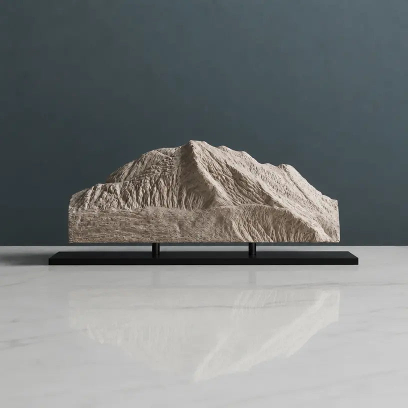 Mount Foraker Sculpture (View from Denali, Alaska) Sculpted Peaks