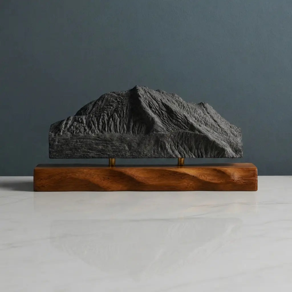 Mount Foraker Sculpture (View from Denali, Alaska) Sculpted Peaks