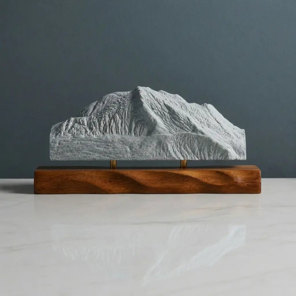 Mount Foraker Sculpture (View from Denali, Alaska) Sculpted Peaks