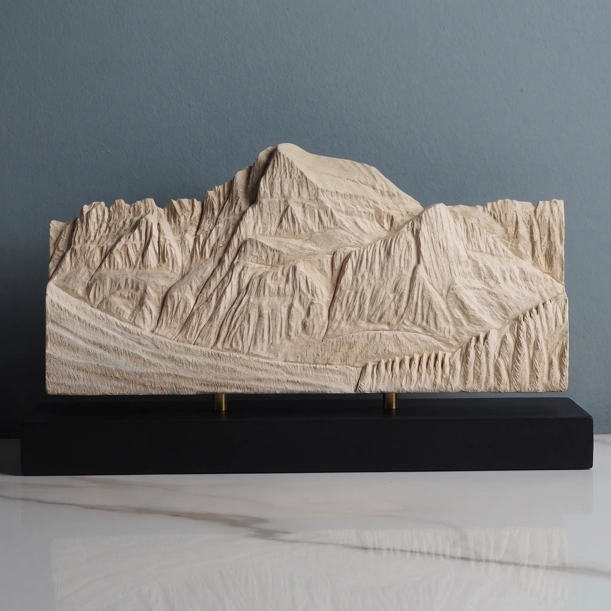 Mount Gould Sculpture - Lake Josephine Sculpted Peaks