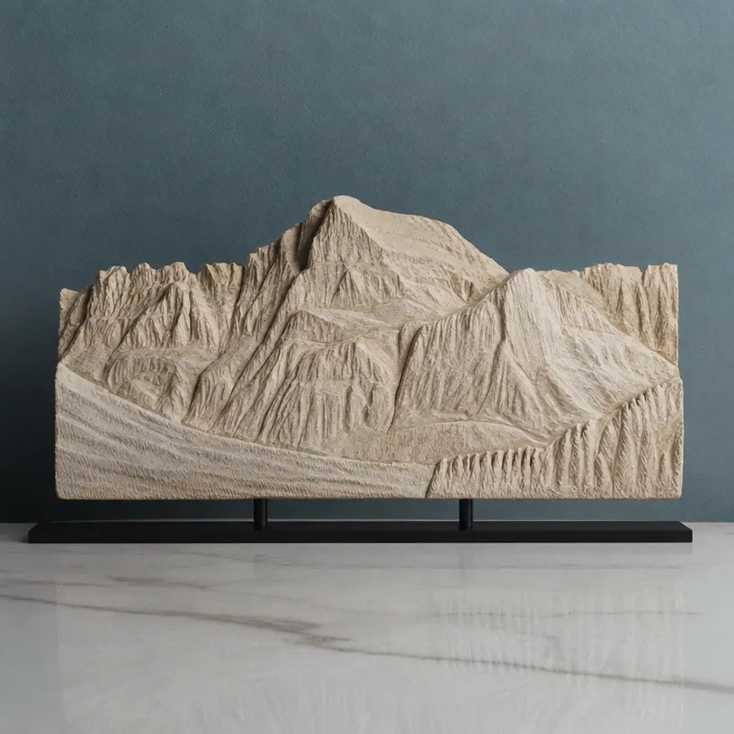 Mount Gould Sculpture - Lake Josephine Sculpted Peaks