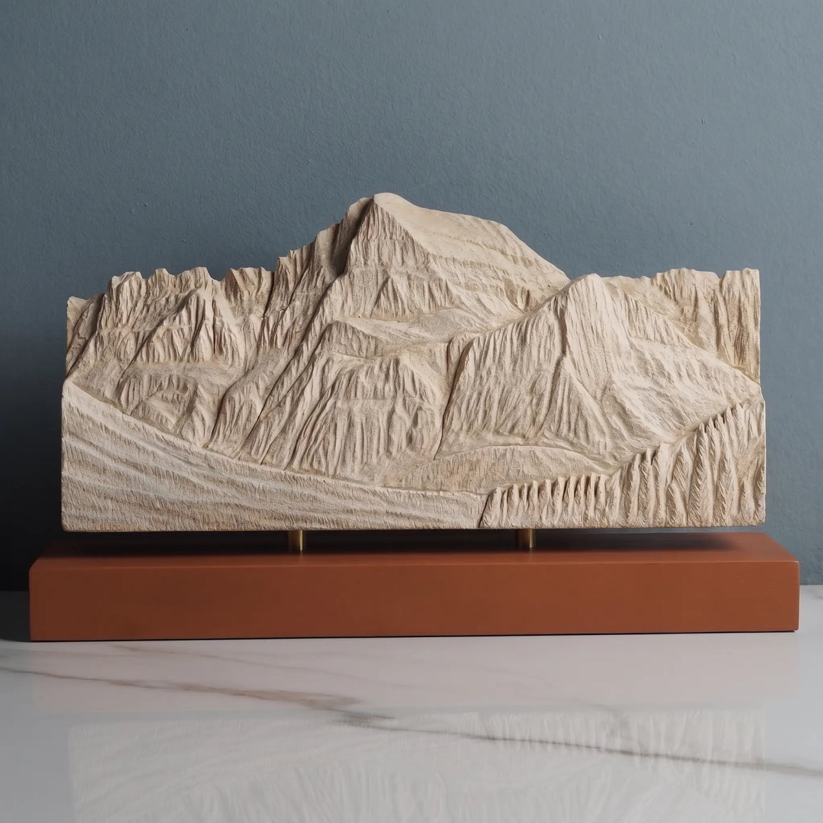 Mount Gould Sculpture - Lake Josephine Sculpted Peaks