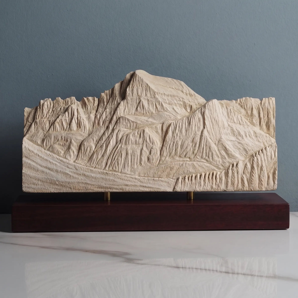 Mount Gould Sculpture - Lake Josephine Sculpted Peaks