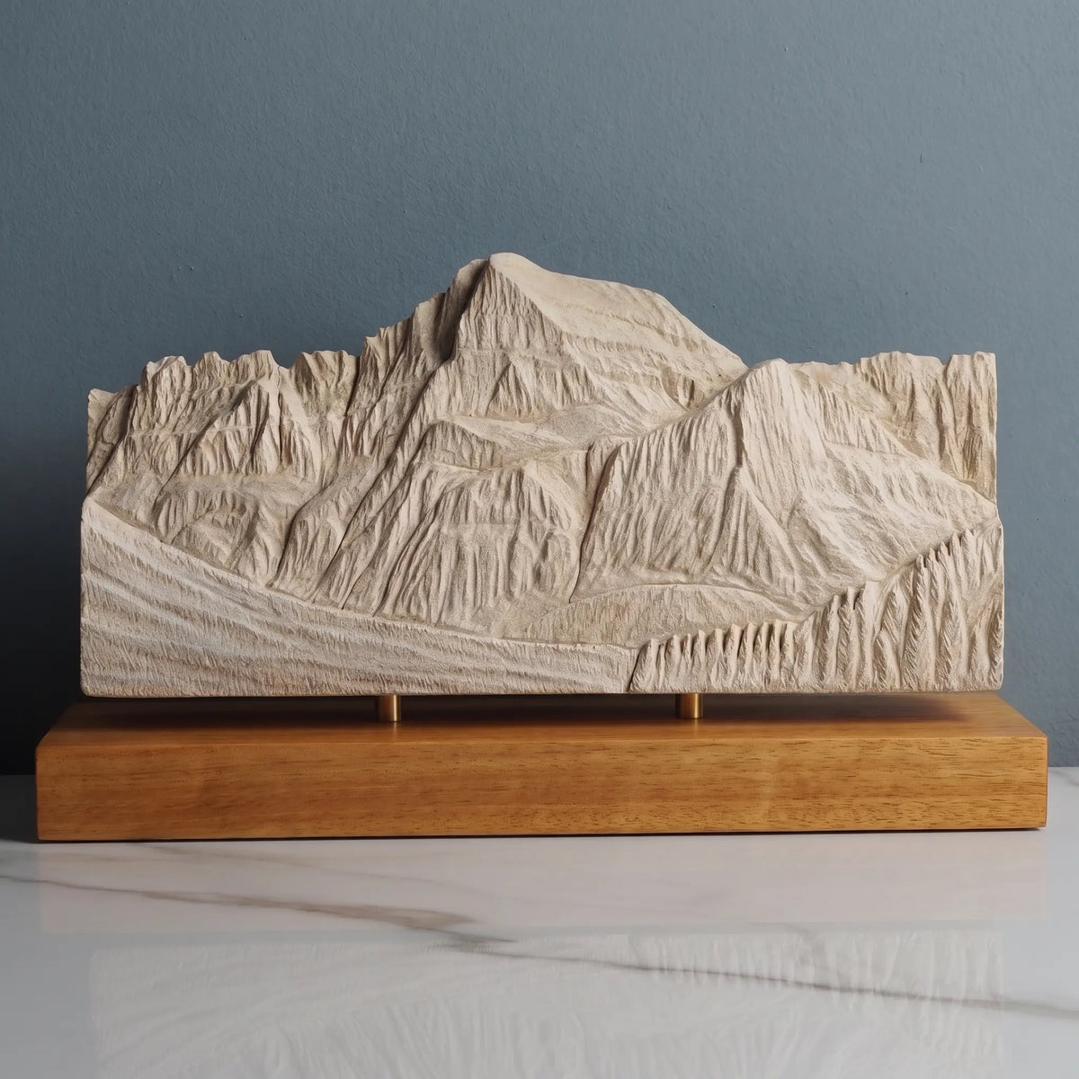 Mount Gould Sculpture - Lake Josephine Sculpted Peaks