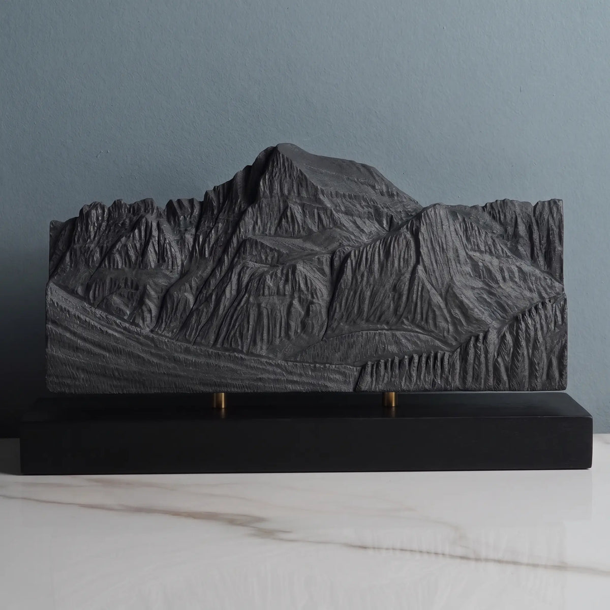 Mount Gould Sculpture - Lake Josephine Sculpted Peaks