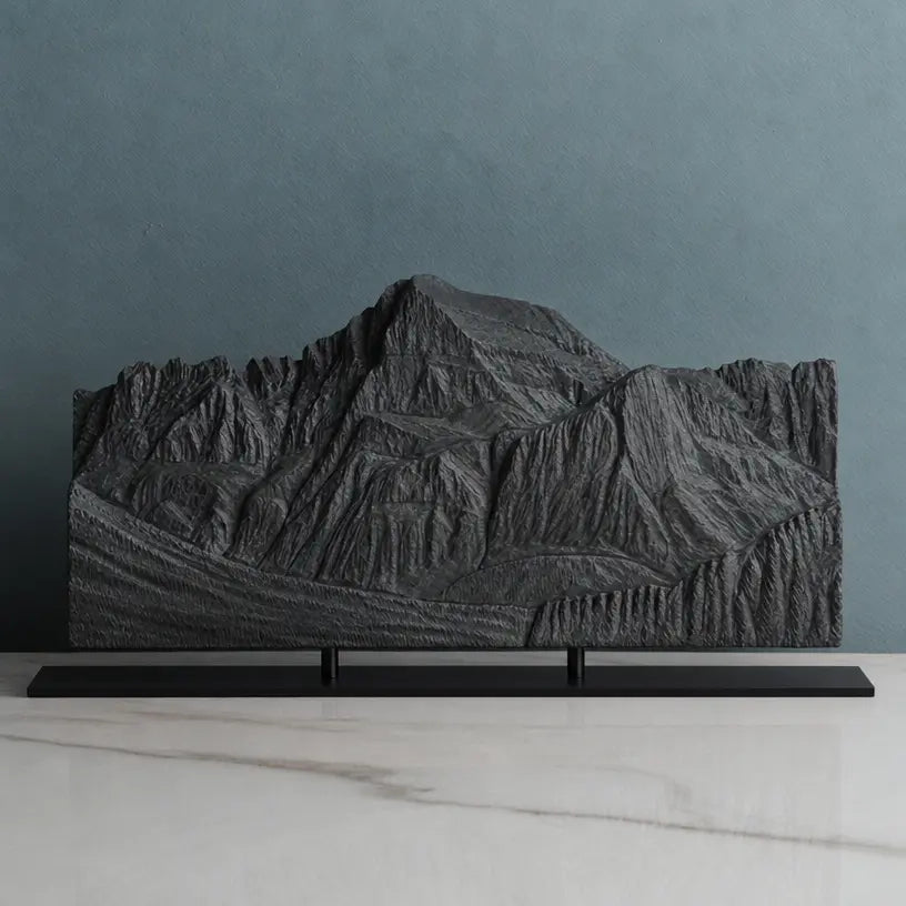 Mount Gould Sculpture - Lake Josephine Sculpted Peaks