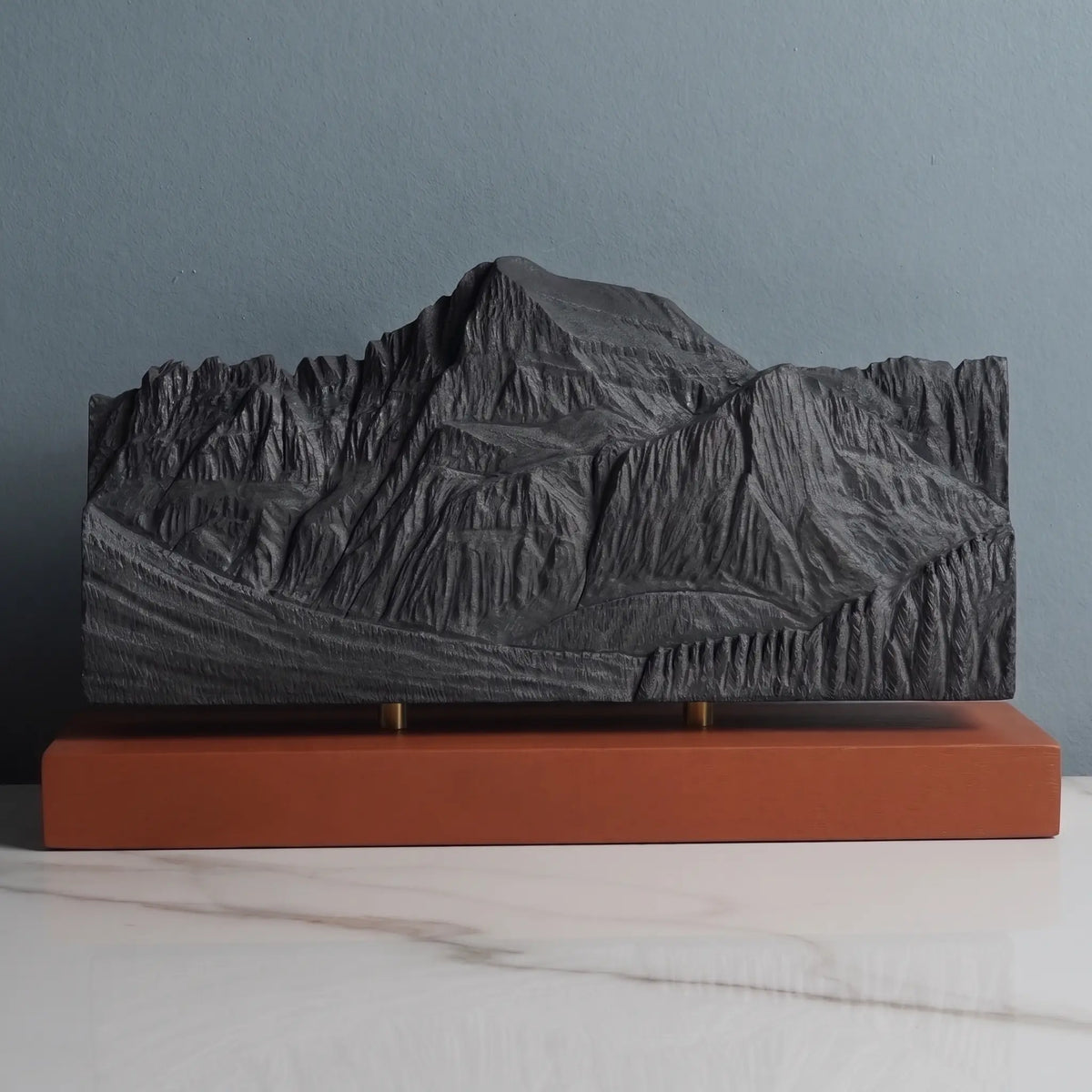 Mount Gould Sculpture - Lake Josephine Sculpted Peaks