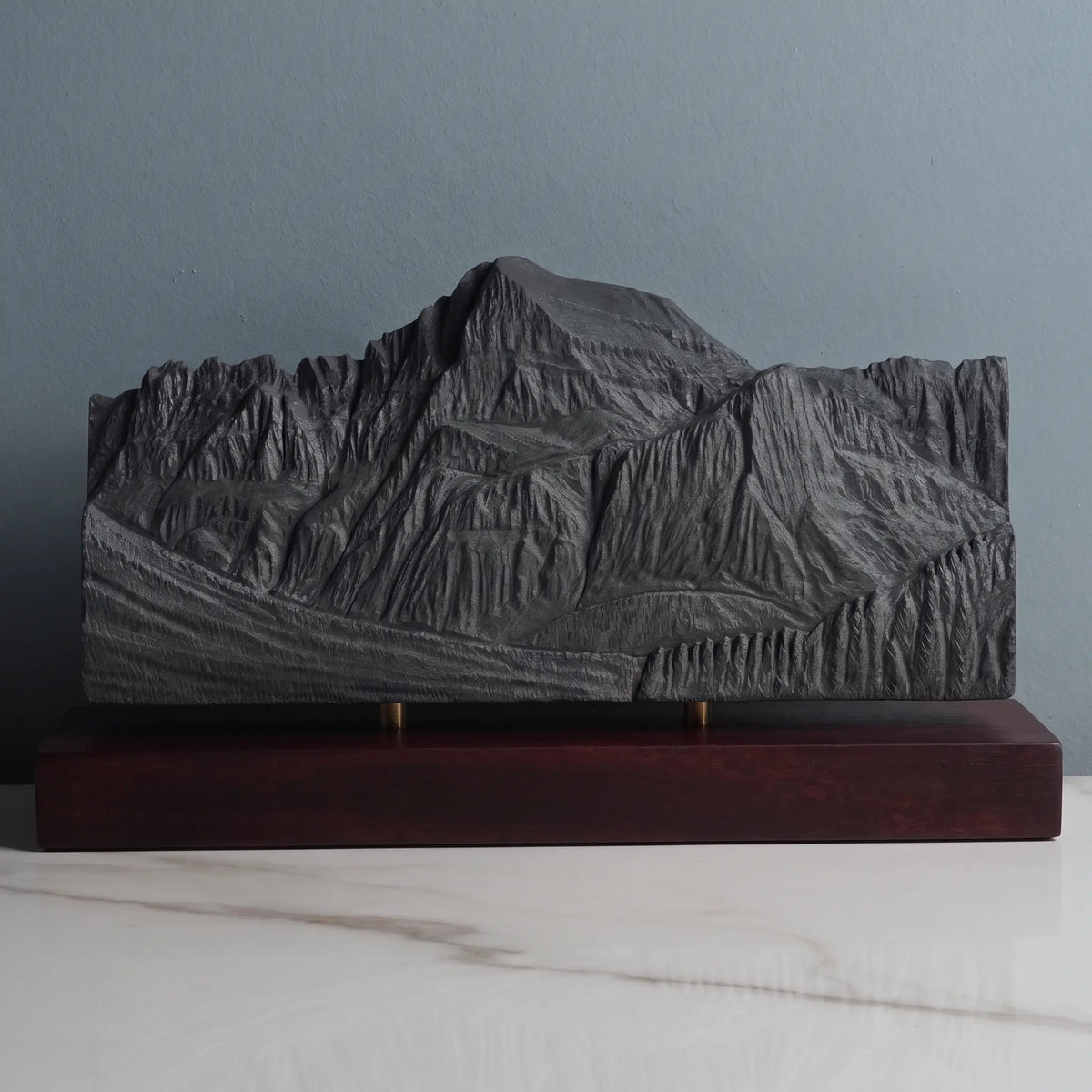 Mount Gould Sculpture - Lake Josephine Sculpted Peaks