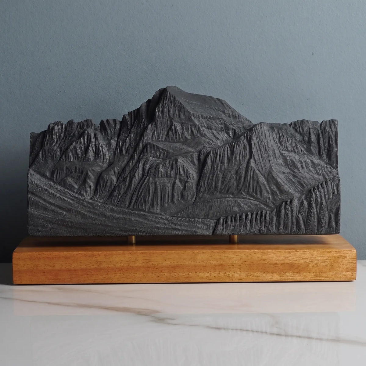 Mount Gould Sculpture - Lake Josephine Sculpted Peaks