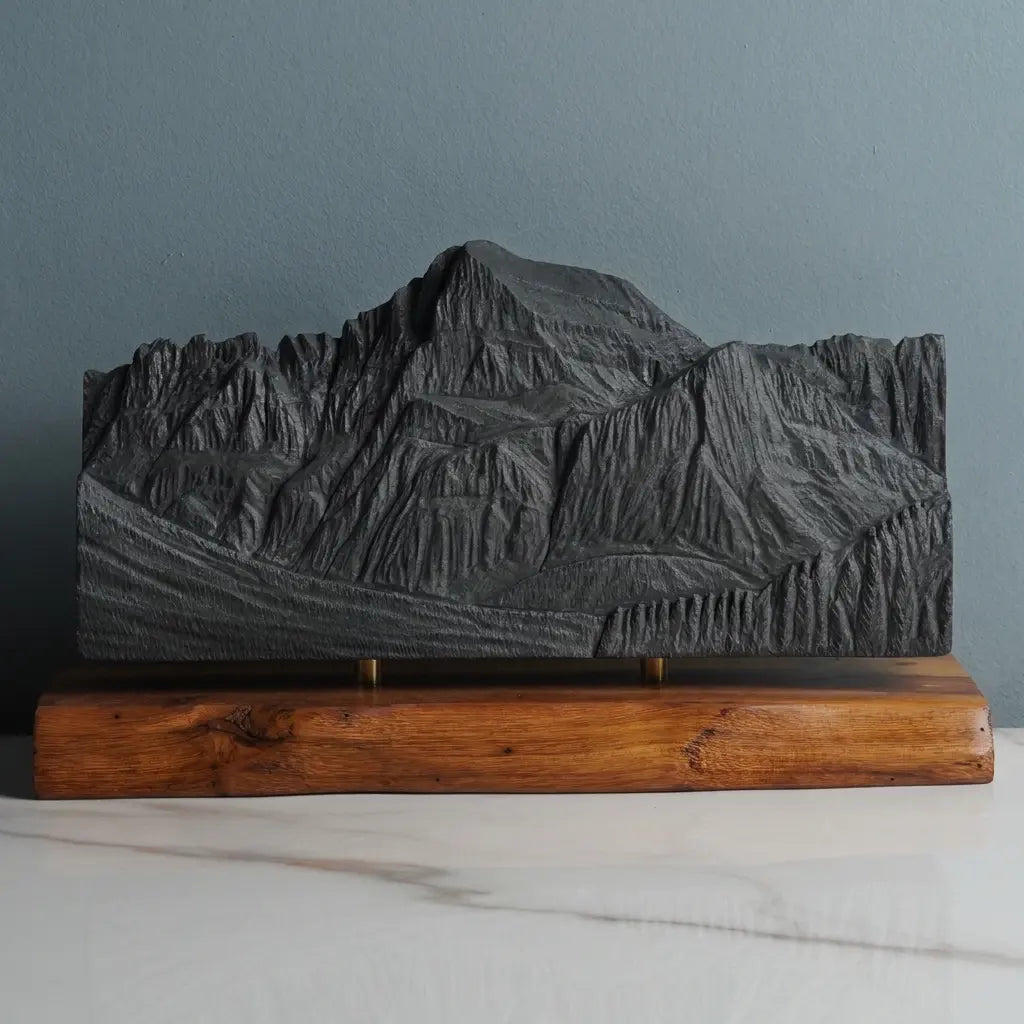 Mount Gould Sculpture - Lake Josephine Sculpted Peaks